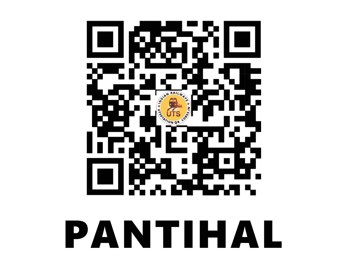 UTS QR Code for PANTIHAL - PTHL - SE (WEST BENGAL)